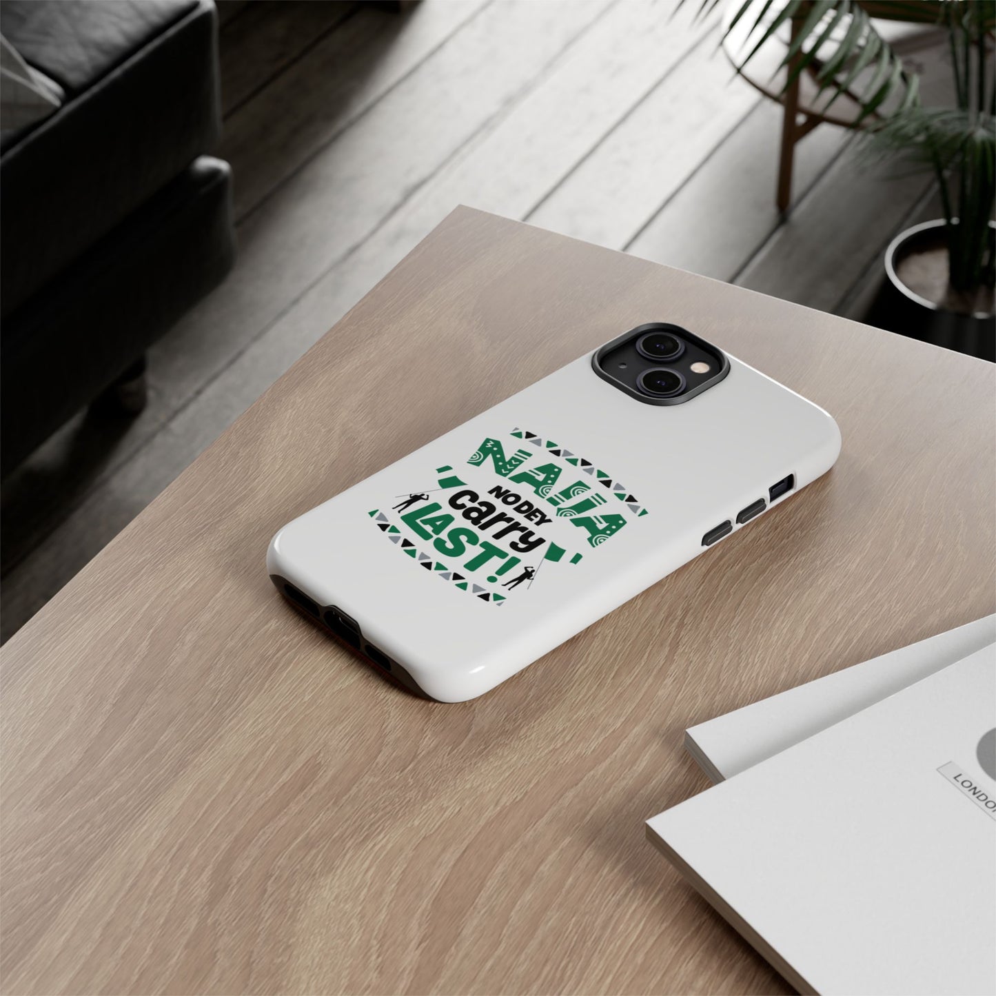 Nigerian-Inspired Tough Phone Case, Unique Gift, Trendy Accessory, Durable Protection, Fun Design for All Occasions