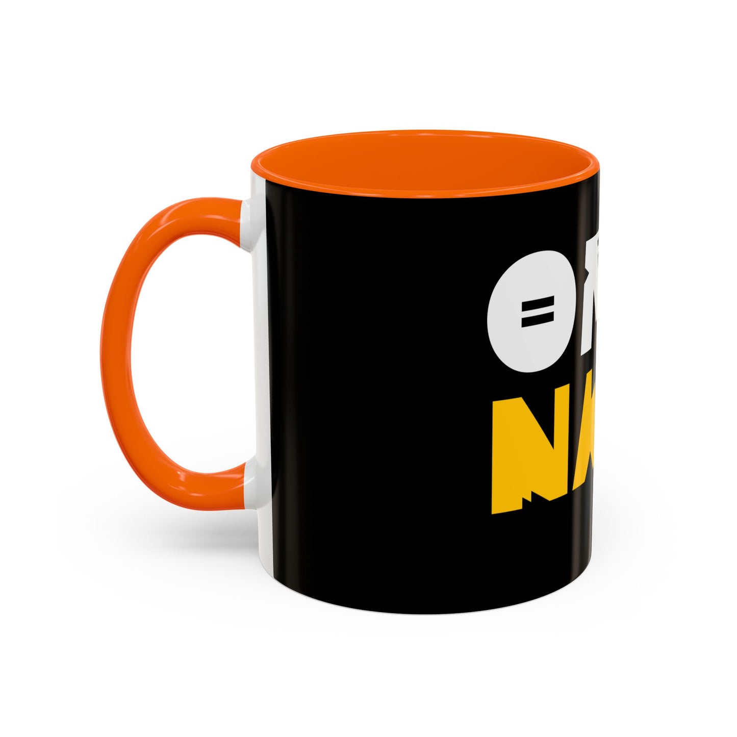 Coffee Omo Naija Accent Mug — Bold Black & Yellow Gamer Coffee Cup