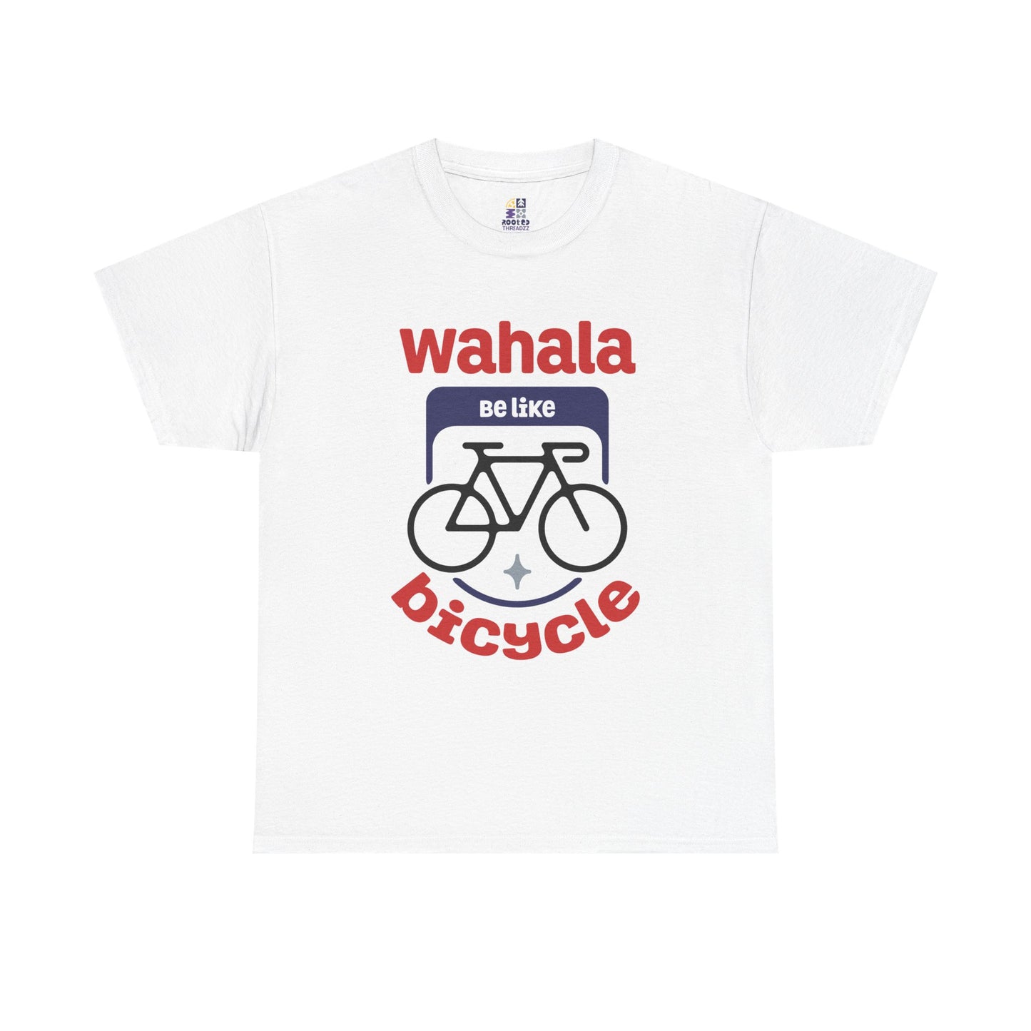Wahala be like Bicycle Unisex Heavy Cotton Tee, Perfect Gift for Cyclists, Casual Wear, Bike Enthusiasts, Fun Statement Shirt