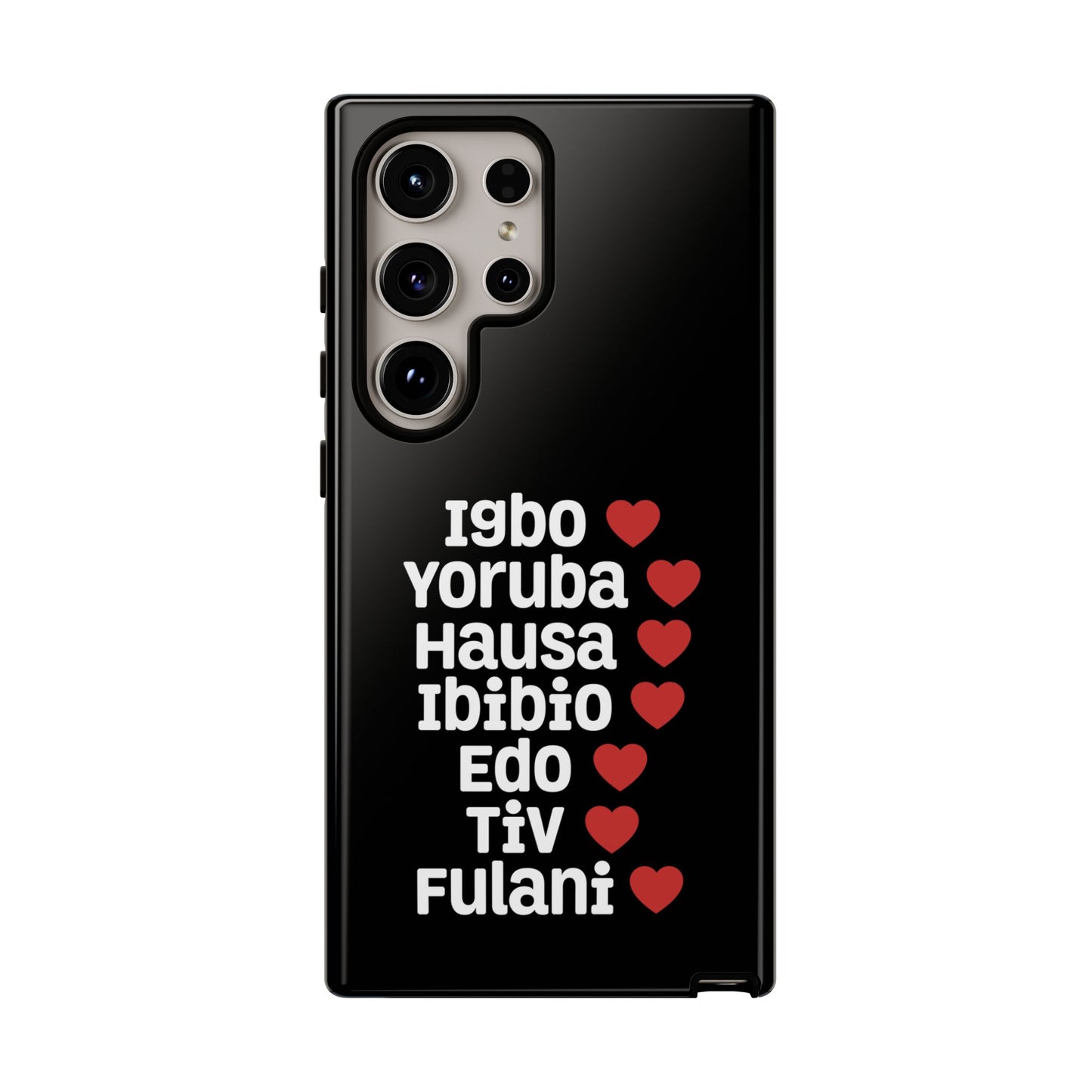 Phone Case — Nigerian Ethnic Pride Design (Igbo, Yoruba, Hausa, Ibibio, Edo, Tiv, Fulani)