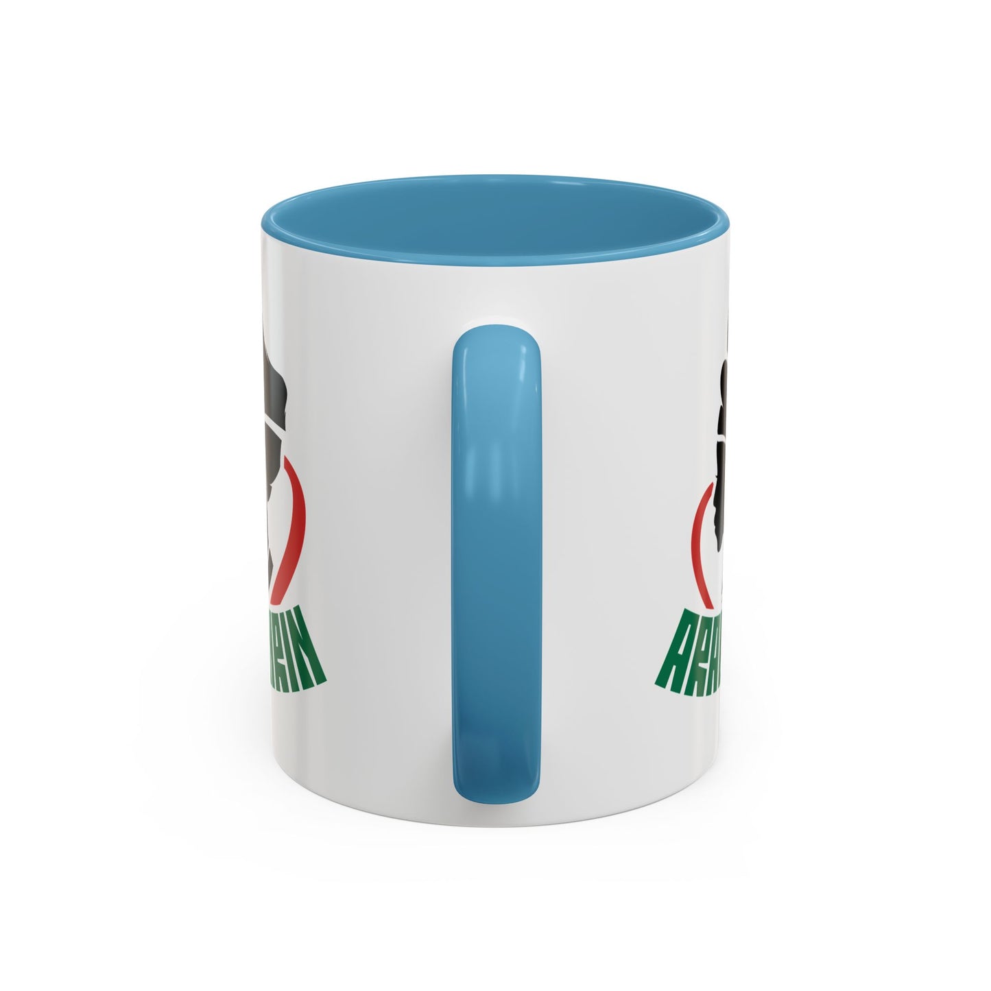African Queen Accent Coffee Mug — 'ARABENA' Silhouette Design (11/15 oz)