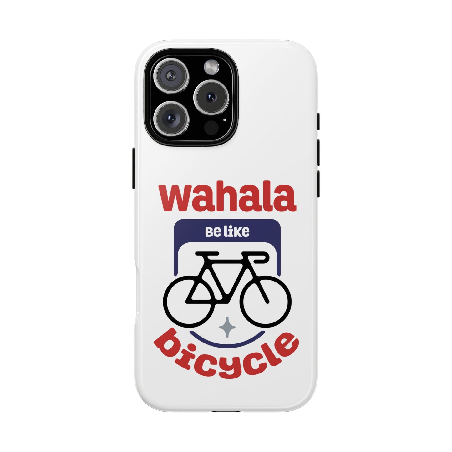 Bicycle Phone Case | Wahala Be Like | Tough Cases | Gift for Cyclists | Funny Phone Cover | Trendy Cycling Accessories