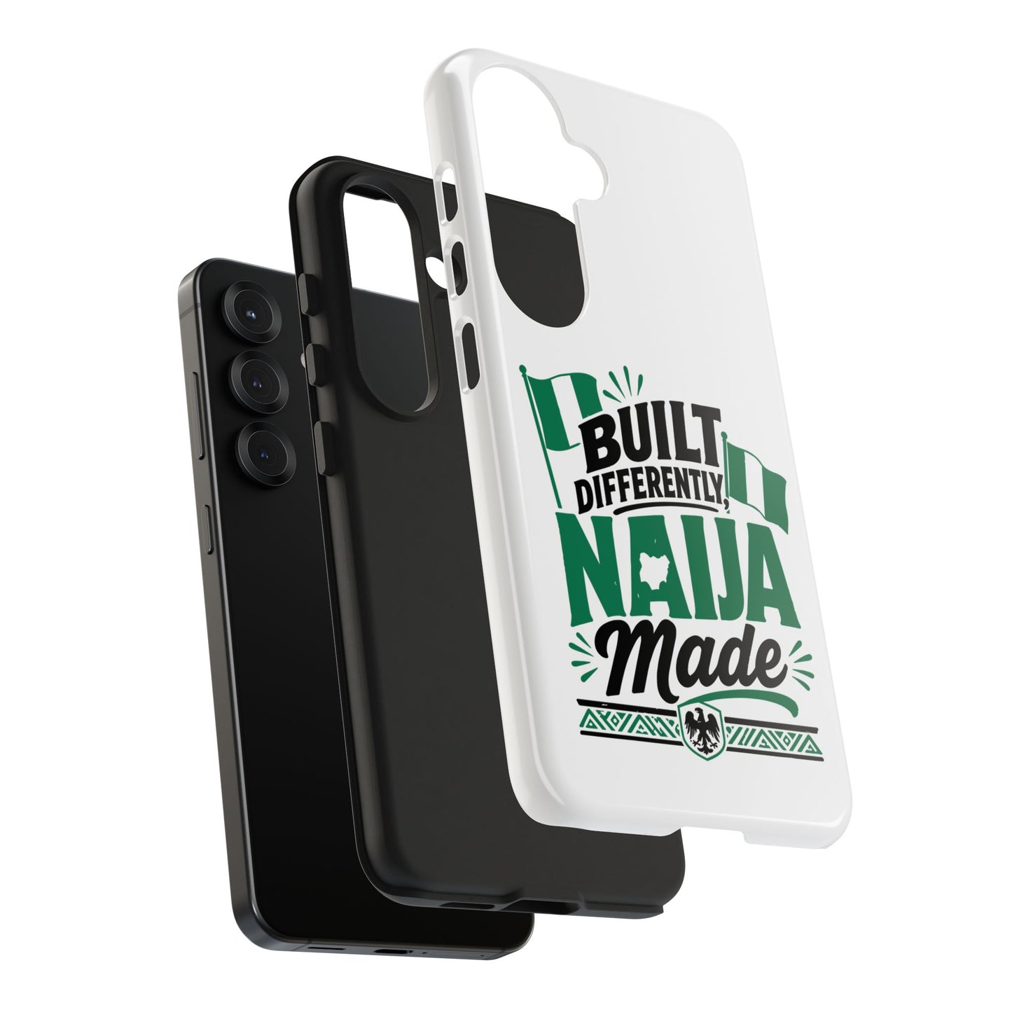 Naija Made Tough Phone Case — Built Differently Nigerian Pride Protective Cover