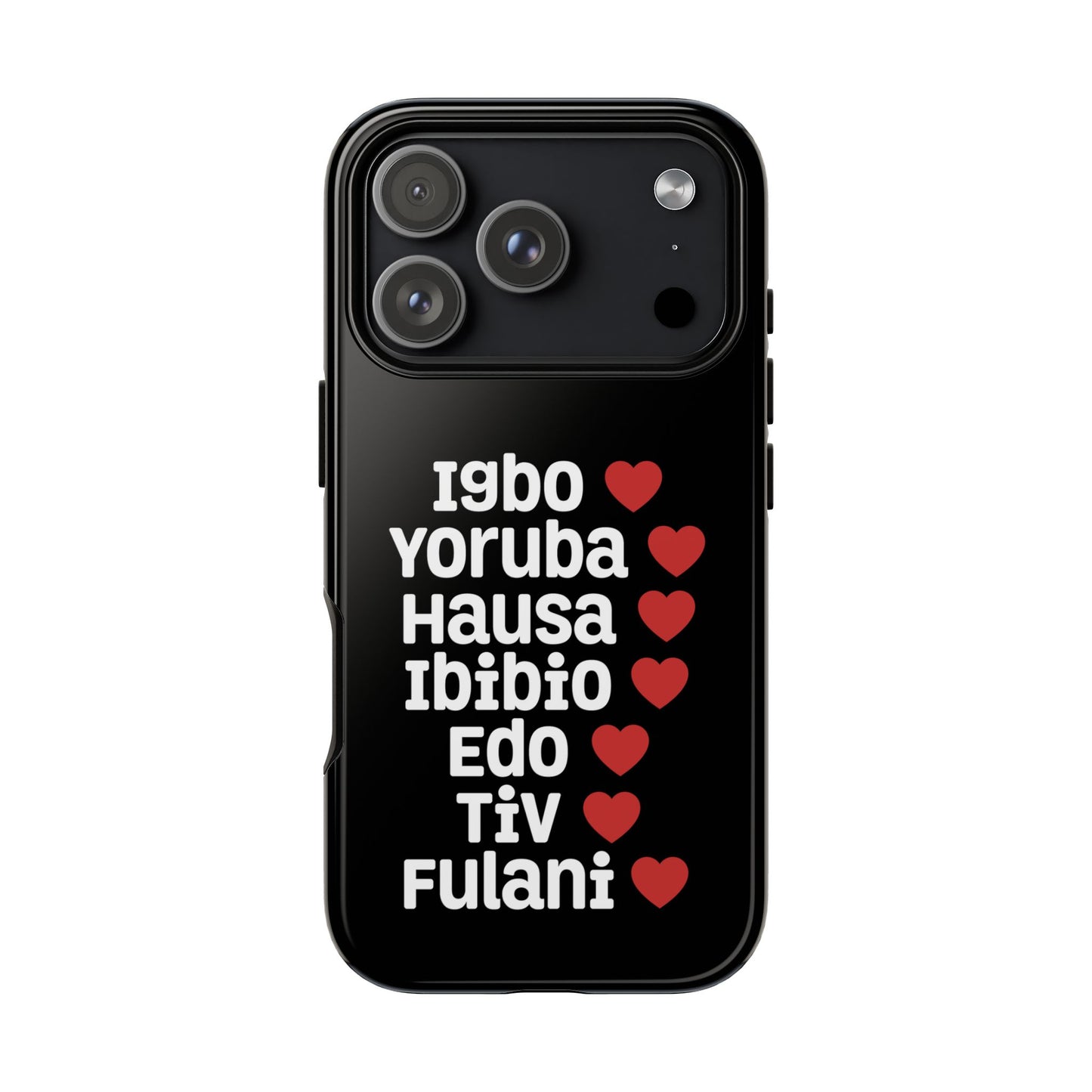 Phone Case — Nigerian Ethnic Pride Design (Igbo, Yoruba, Hausa, Ibibio, Edo, Tiv, Fulani)