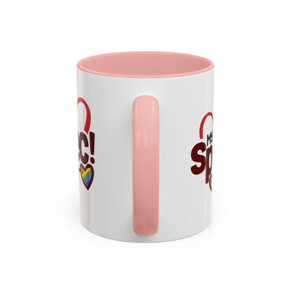 My Spec! Coffee Mug — Pride Heart & Rainbow Glasses Accent Mug