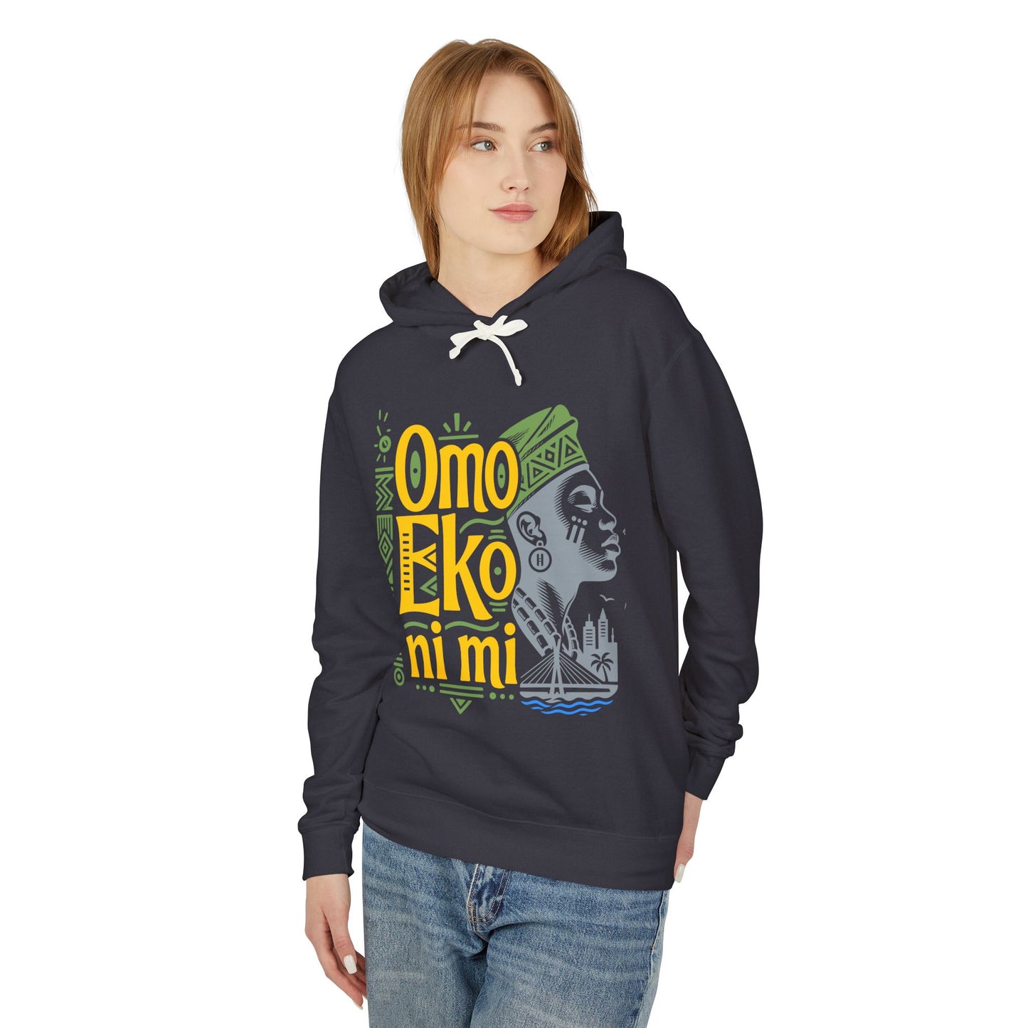 Omo Eko Ni Mi Hoodie — Lagos Pride Afrocentric Graphic Pullover