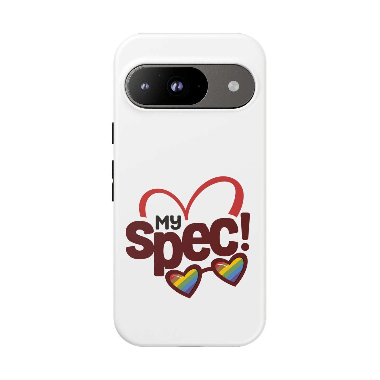 My Spec! Phone Case — Rainbow Heart Protective Case