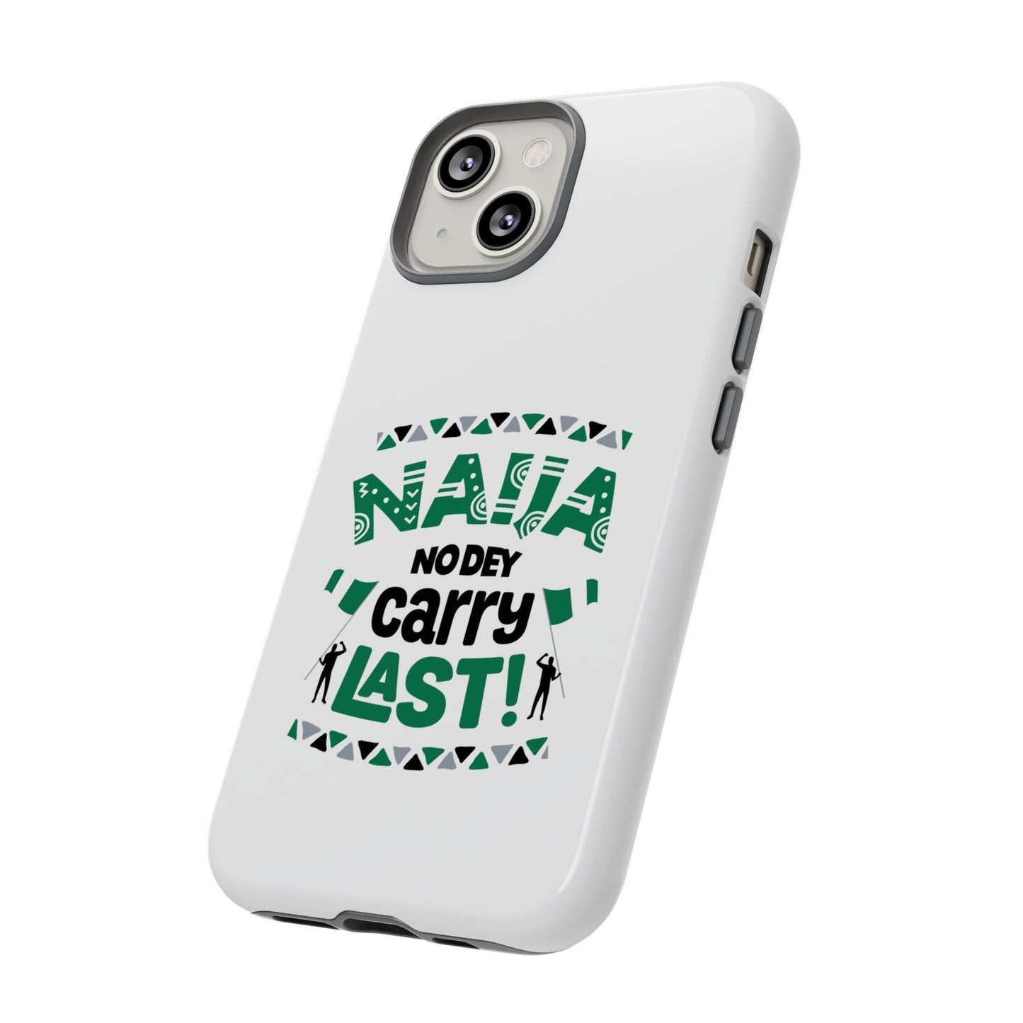 Nigerian-Inspired Tough Phone Case, Unique Gift, Trendy Accessory, Durable Protection, Fun Design for All Occasions