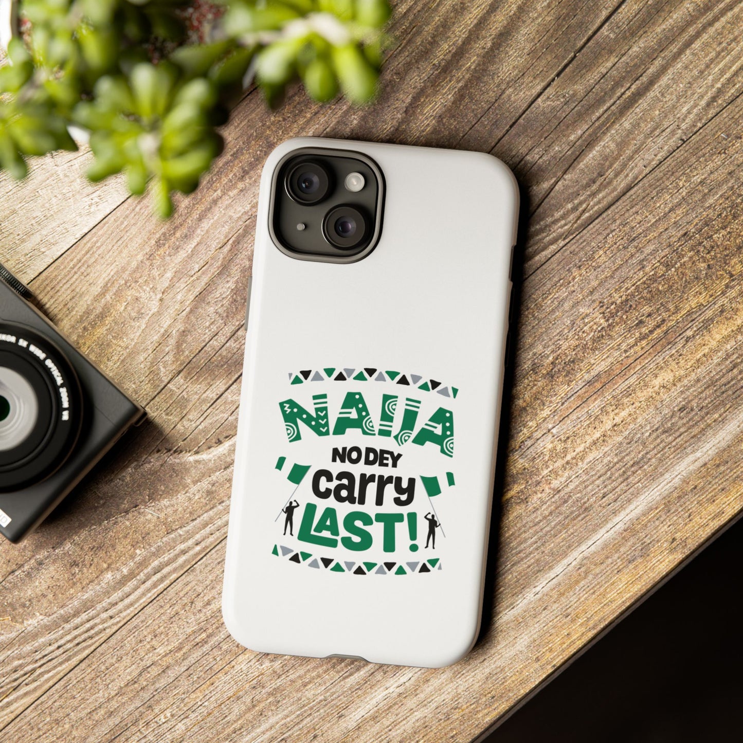 Nigerian-Inspired Tough Phone Case, Unique Gift, Trendy Accessory, Durable Protection, Fun Design for All Occasions