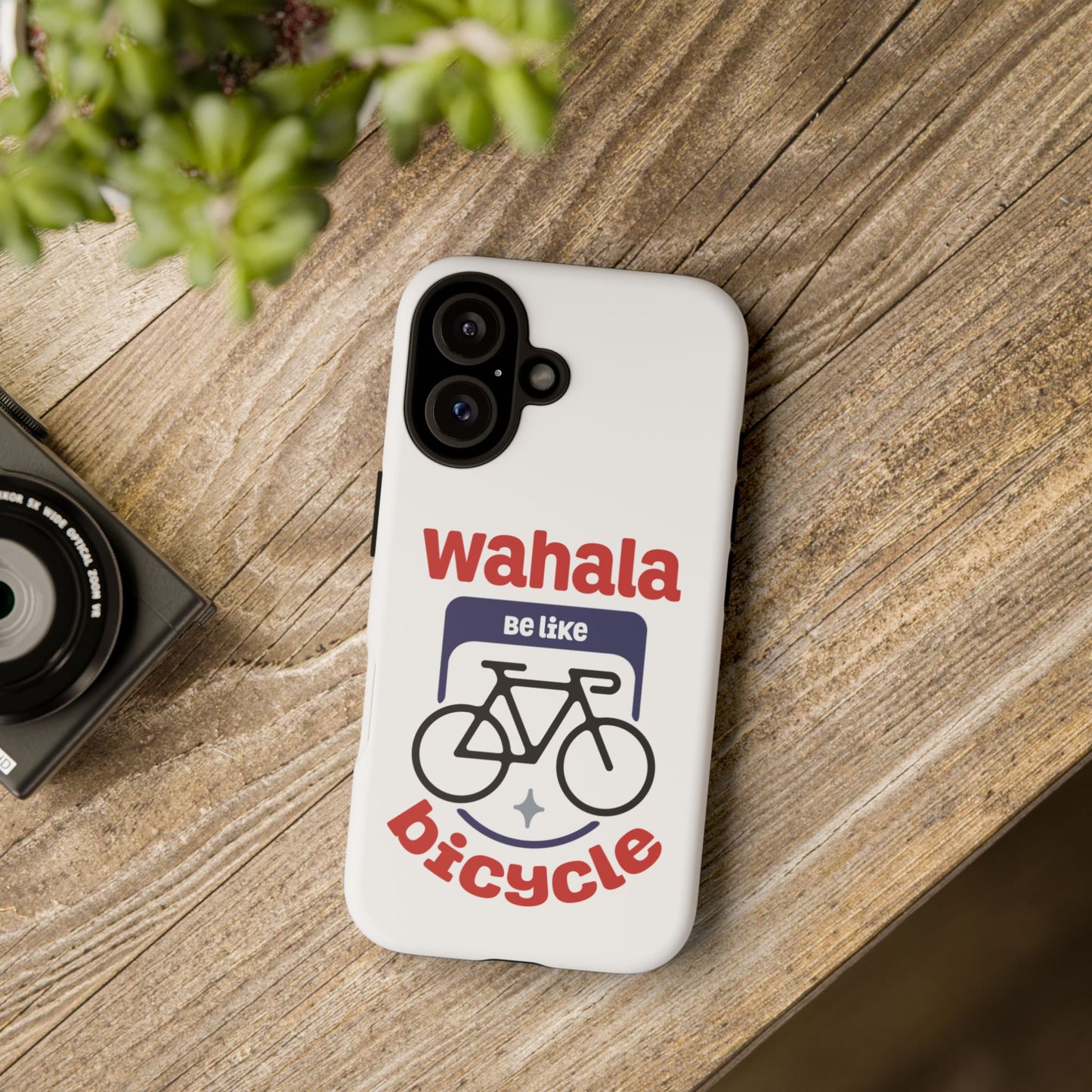 Bicycle Phone Case | Wahala Be Like | Tough Cases | Gift for Cyclists | Funny Phone Cover | Trendy Cycling Accessories