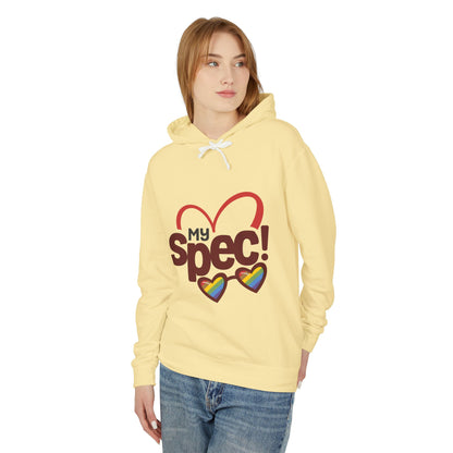 My Spec! Hoodie — Heart & Rainbow Sunglasses Sweatshirt