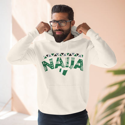 Nigeria Pride Fleece Hoodie - Celebrate Culture, Casual Style, Unisex Gift, Festivals, Comfortable Wear