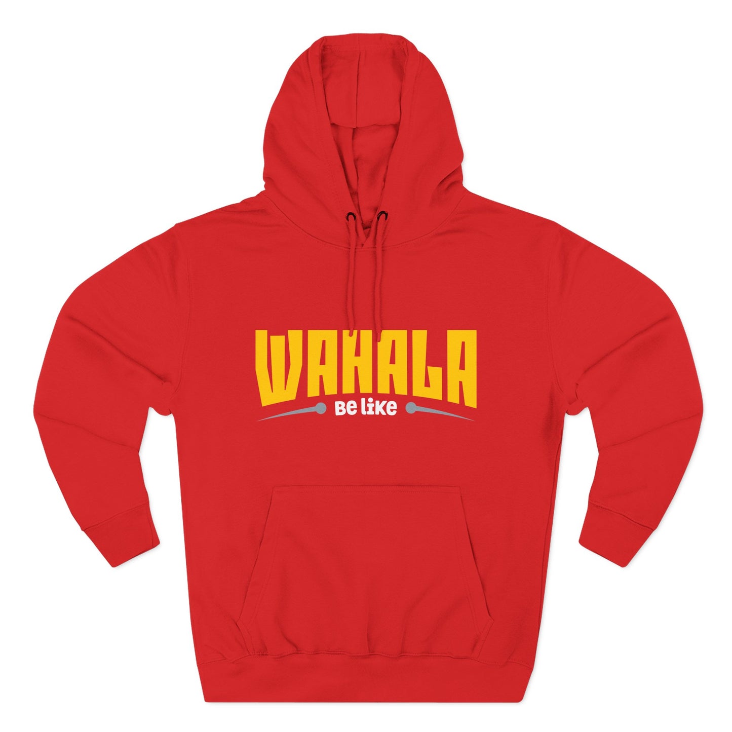 Wahalla be like Bicycle Fleece Hoodie | Great for Cyclists, Casual Wear, Gifts, Fall Fashion, Bike Festivals