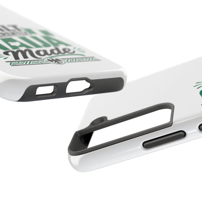 Naija Made Tough Phone Case — Built Differently Nigerian Pride Protective Cover