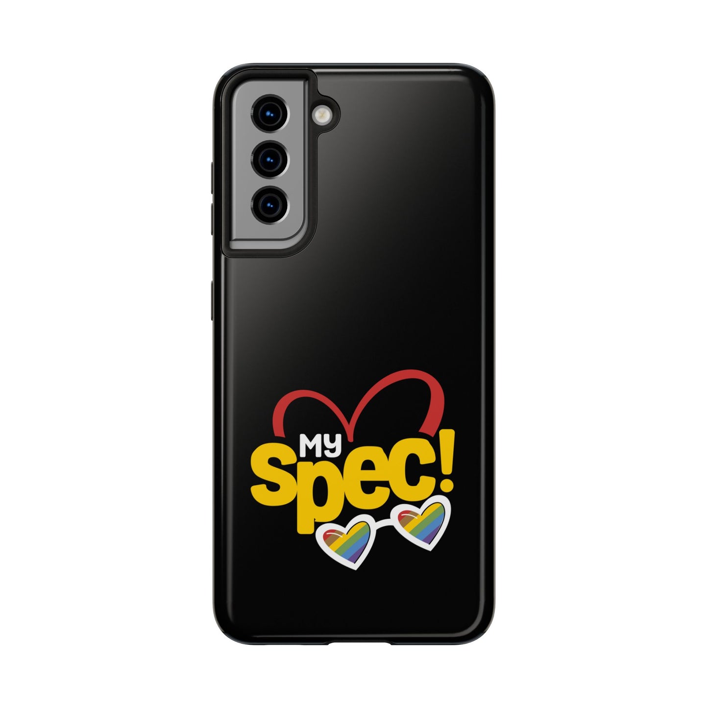 “My Spec!” Rainbow Heart Pride Protective Case