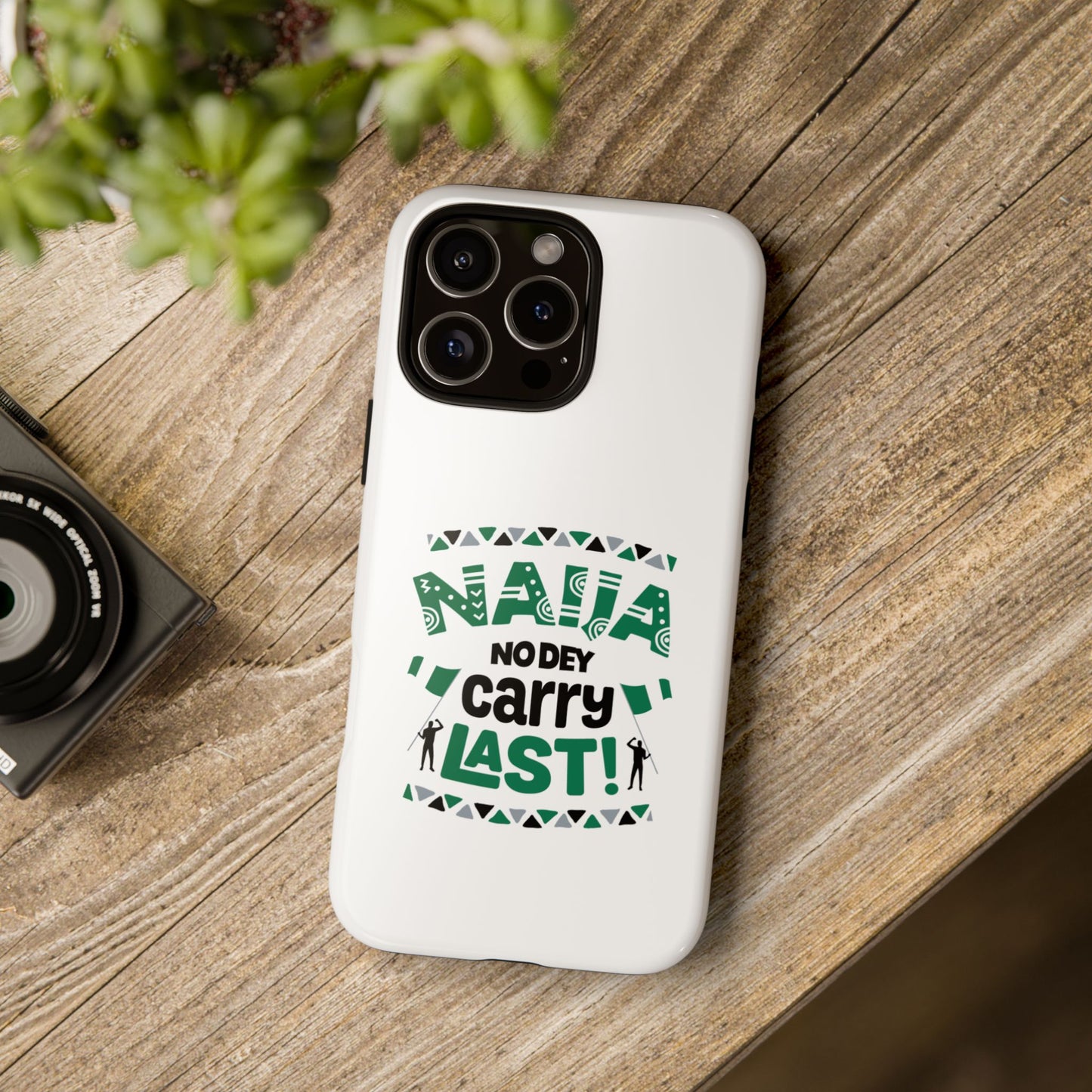 Nigerian-Inspired Tough Phone Case, Unique Gift, Trendy Accessory, Durable Protection, Fun Design for All Occasions