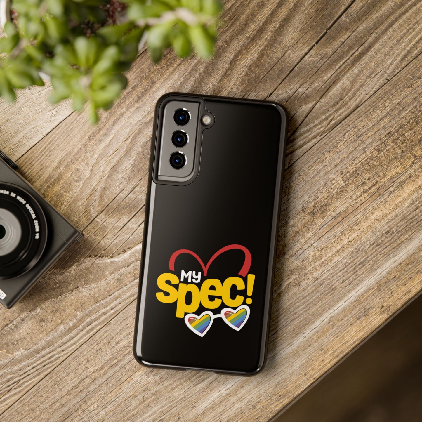 “My Spec!” Rainbow Heart Pride Protective Case