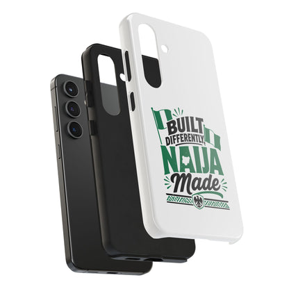 Naija Made Tough Phone Case — Built Differently Nigerian Pride Protective Cover