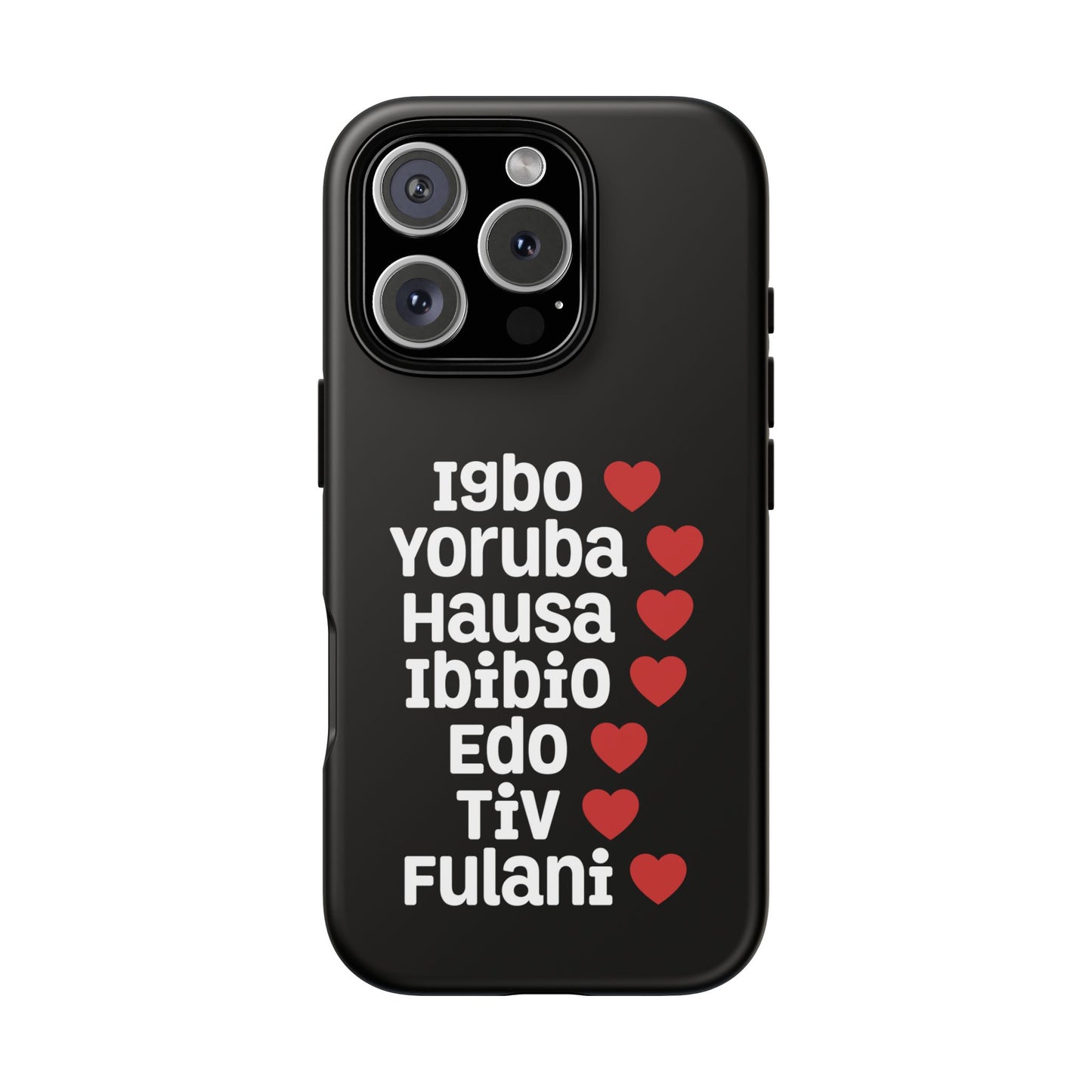 Phone Case — Nigerian Ethnic Pride Design (Igbo, Yoruba, Hausa, Ibibio, Edo, Tiv, Fulani)