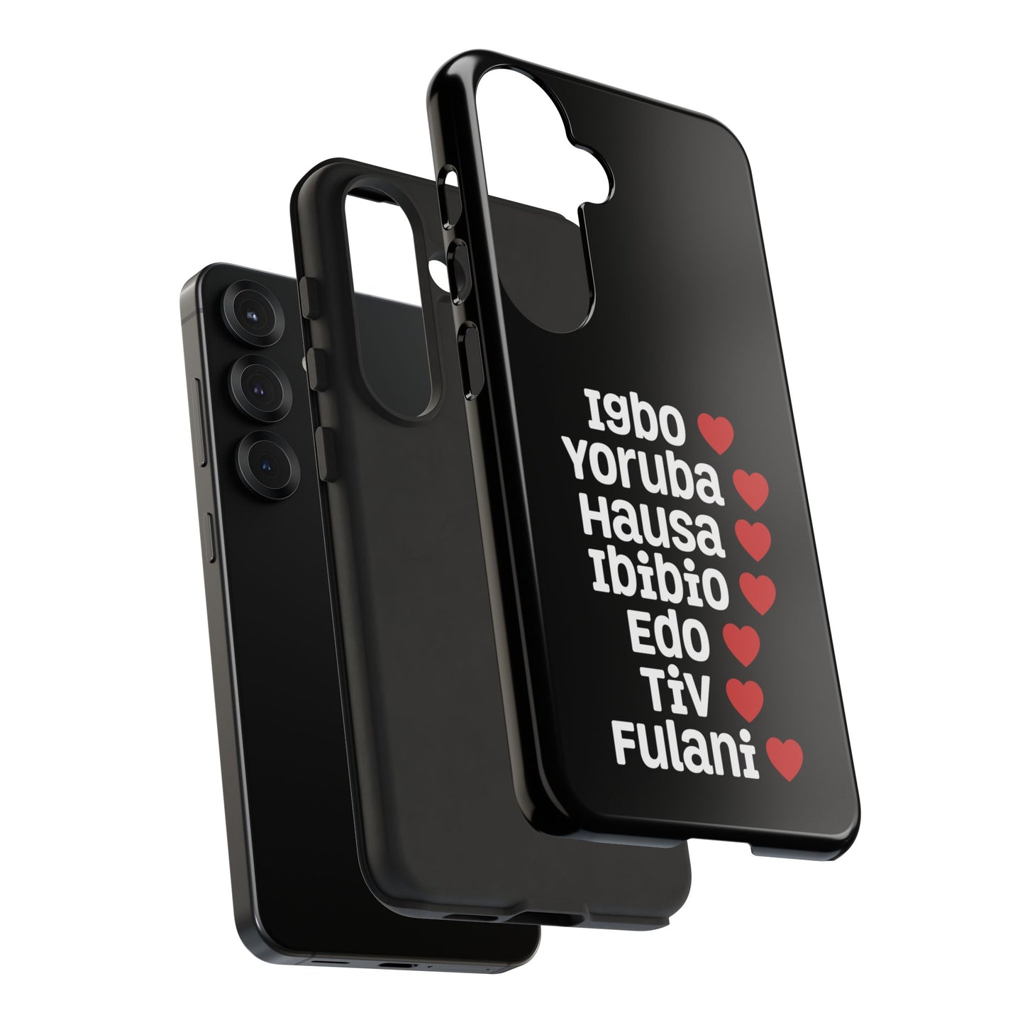 Phone Case — Nigerian Ethnic Pride Design (Igbo, Yoruba, Hausa, Ibibio, Edo, Tiv, Fulani)