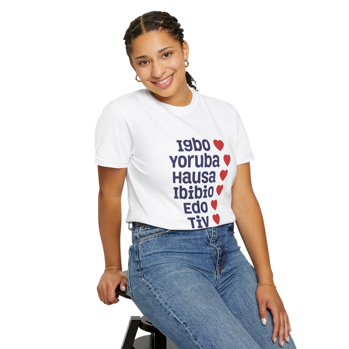 T-Shirt — Nigerian Ethnic Pride Tee (Igbo, Yoruba, Hausa, Ibibio, Edo, Tiv, Fulani)