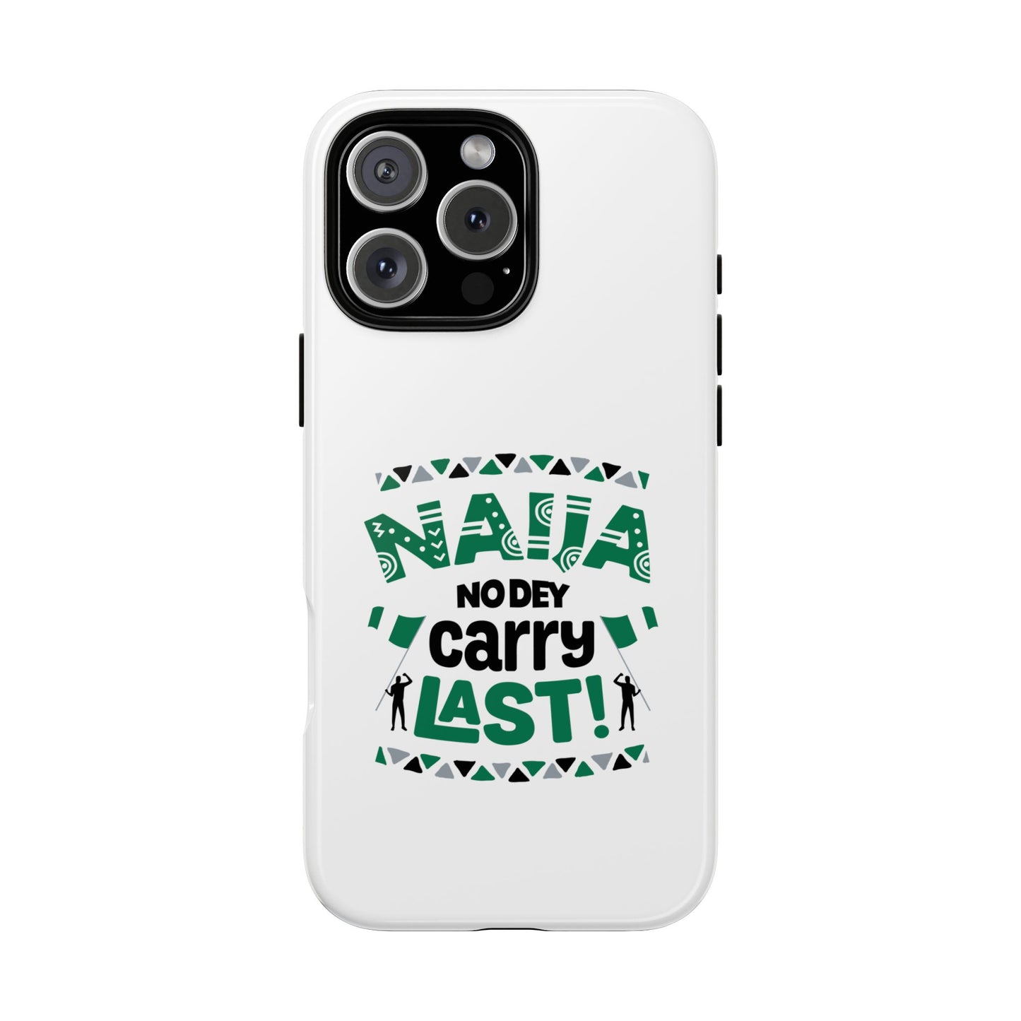Nigerian-Inspired Tough Phone Case, Unique Gift, Trendy Accessory, Durable Protection, Fun Design for All Occasions