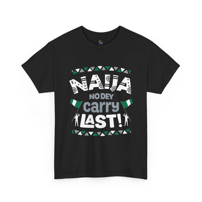 Nigerian Pride Unisex Heavy Cotton Tee, Fun Statement T-Shirt, Perfect for Casual Wear, Cultural Celebrations, Gift for Friends