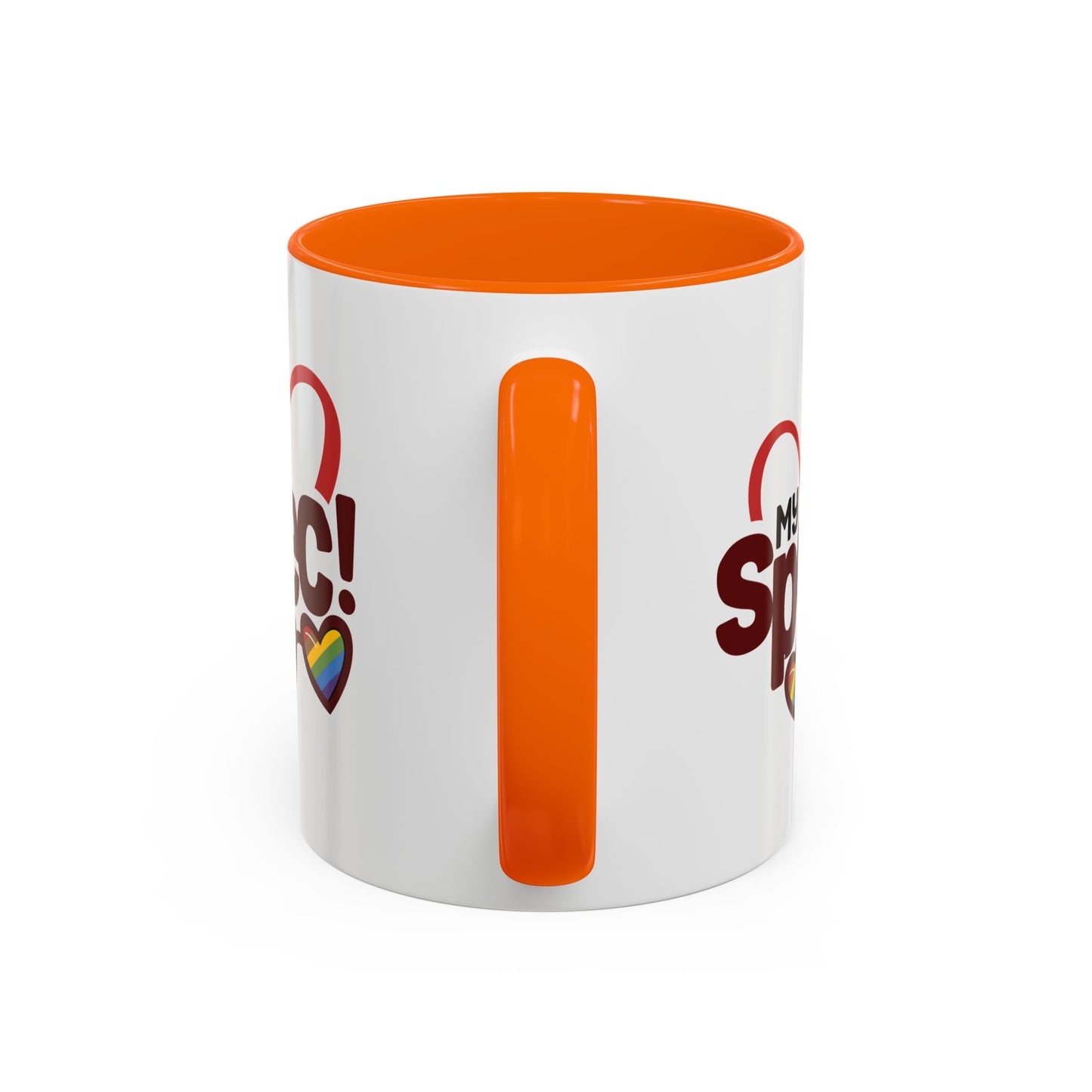 My Spec! Coffee Mug — Pride Heart & Rainbow Glasses Accent Mug