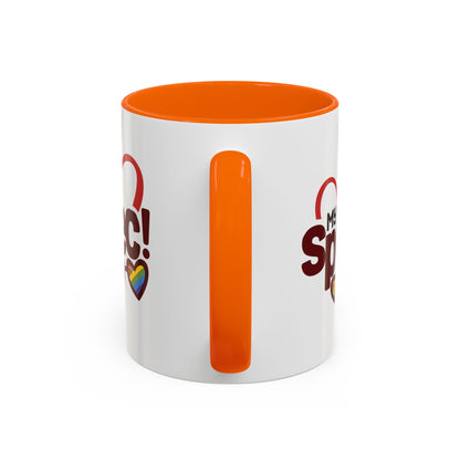 My Spec! Coffee Mug — Pride Heart & Rainbow Glasses Accent Mug