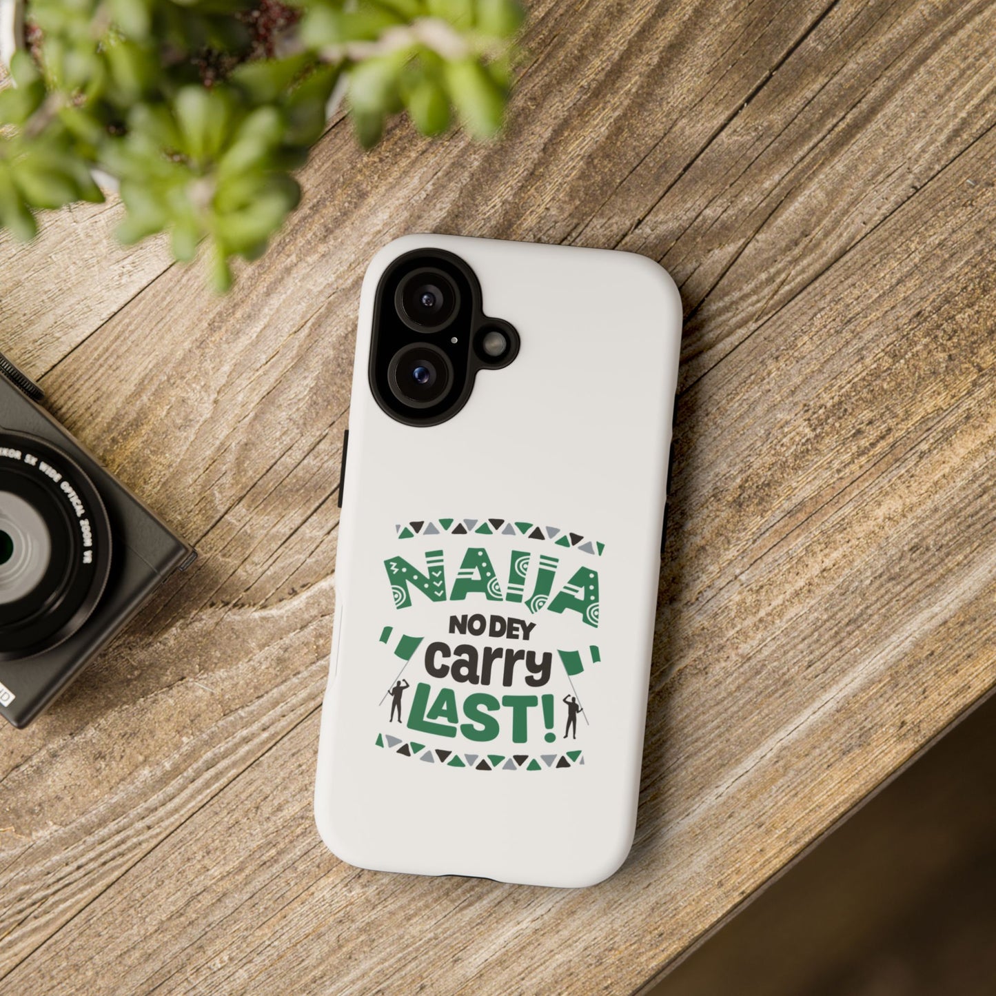Nigerian-Inspired Tough Phone Case, Unique Gift, Trendy Accessory, Durable Protection, Fun Design for All Occasions