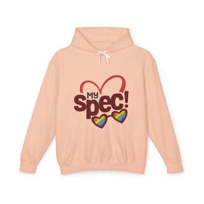 My Spec! Hoodie — Heart & Rainbow Sunglasses Sweatshirt