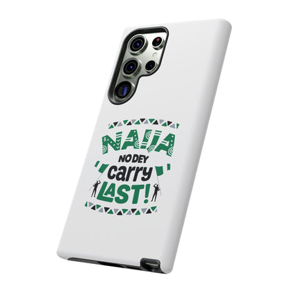 Nigerian-Inspired Tough Phone Case, Unique Gift, Trendy Accessory, Durable Protection, Fun Design for All Occasions