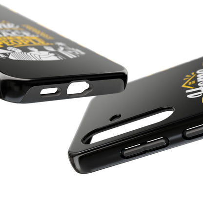 Phone Case — "Home Is Not a Place, It's a People" Black Tough Protective Cover