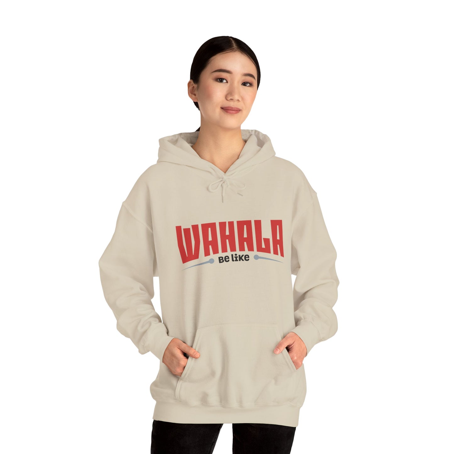 Wahala Be Like Hooded Sweatshirt | Bicycle Lover Gift | Unisex Comfy Sweatshirt for Casual Style, Birthday, Cycling Events, Fun Gift