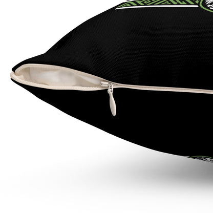 Square Pillow — "Built Differently Naija Made" Nigerian Pride Decorative Cushion