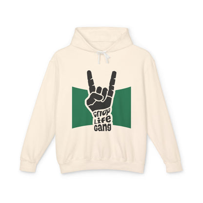 Hoodie — 'Chop Life Gang' Rock Hand Graphic Lightweight Hooded Sweatshirt