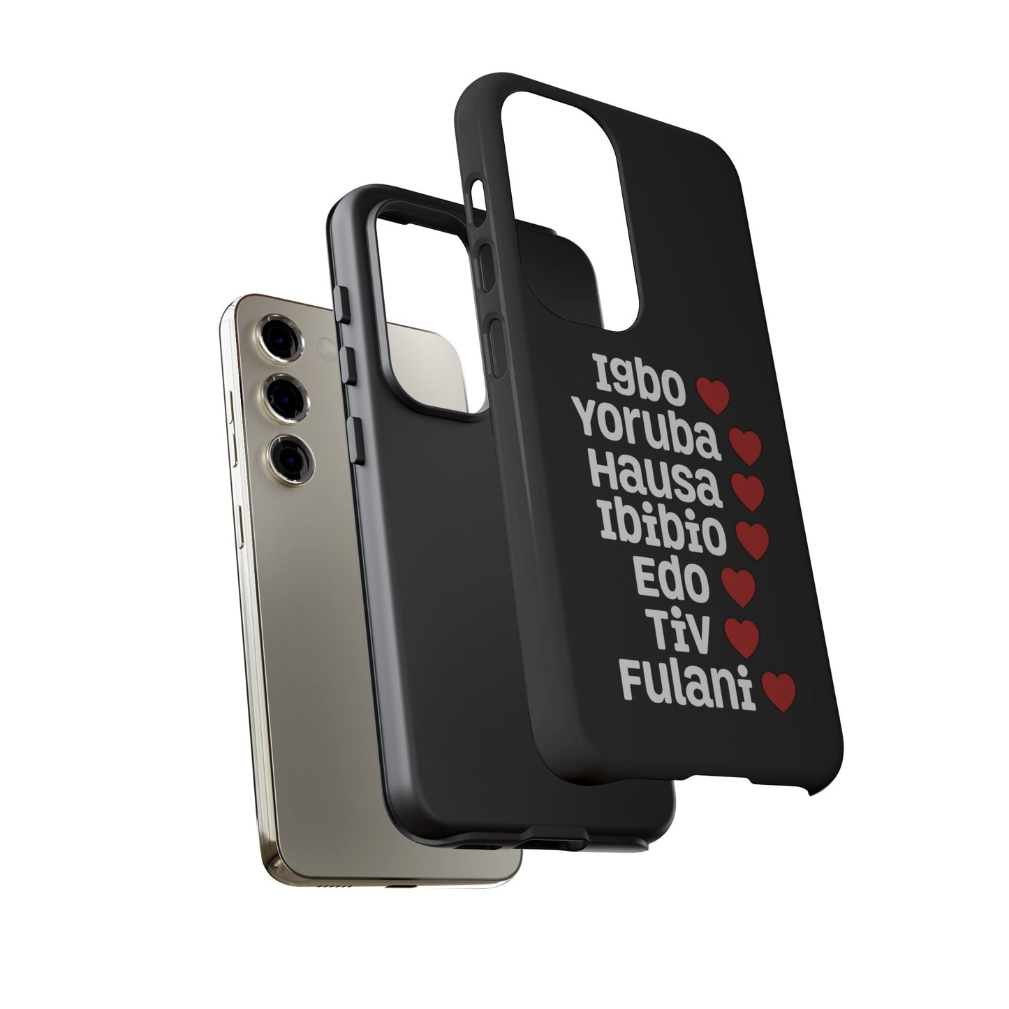 Phone Case — Nigerian Ethnic Pride Design (Igbo, Yoruba, Hausa, Ibibio, Edo, Tiv, Fulani)