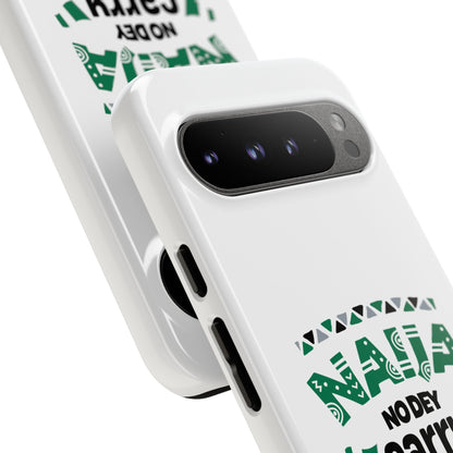 Nigerian-Inspired Tough Phone Case, Unique Gift, Trendy Accessory, Durable Protection, Fun Design for All Occasions