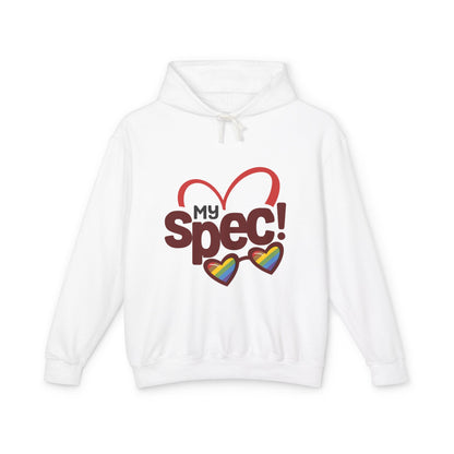 My Spec! Hoodie — Heart & Rainbow Sunglasses Sweatshirt