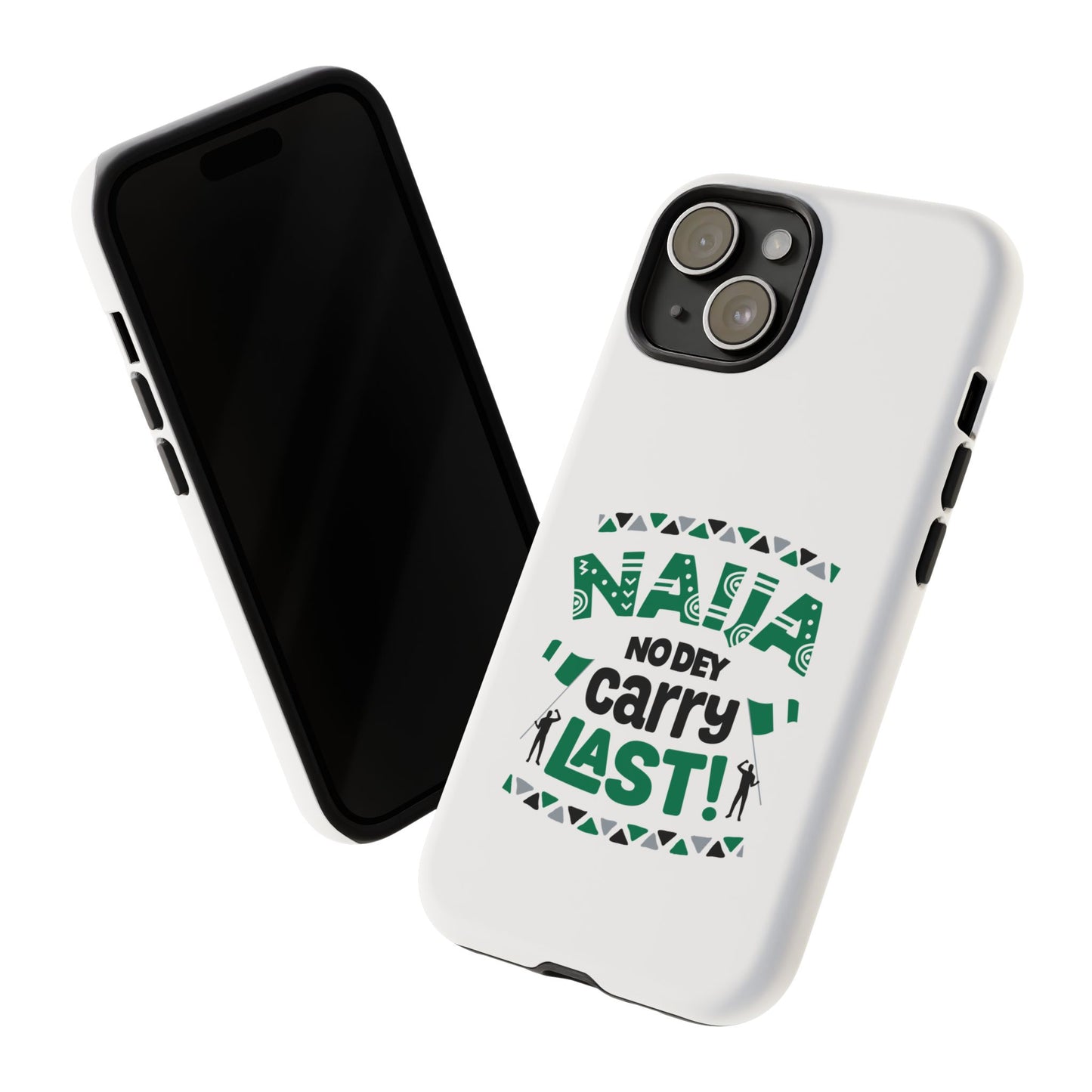Nigerian-Inspired Tough Phone Case, Unique Gift, Trendy Accessory, Durable Protection, Fun Design for All Occasions