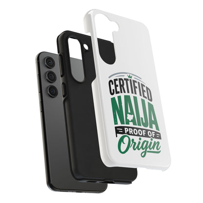 Certified Naija Phone Case – ‘Proof of Origin’ Tough Protective Cover
