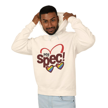 My Spec! Hoodie — Heart & Rainbow Sunglasses Sweatshirt