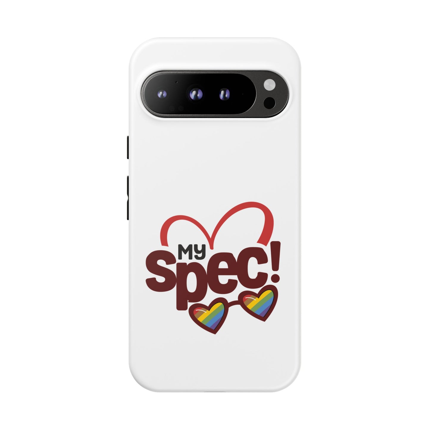 My Spec! Phone Case — Rainbow Heart Protective Case