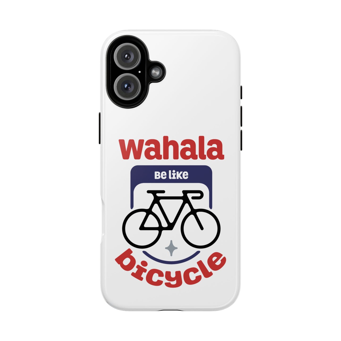 Bicycle Phone Case | Wahala Be Like | Tough Cases | Gift for Cyclists | Funny Phone Cover | Trendy Cycling Accessories