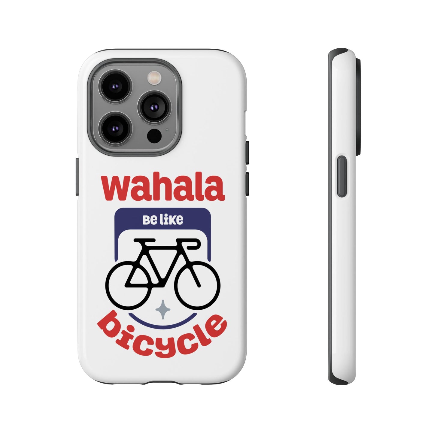 Bicycle Phone Case | Wahala Be Like | Tough Cases | Gift for Cyclists | Funny Phone Cover | Trendy Cycling Accessories