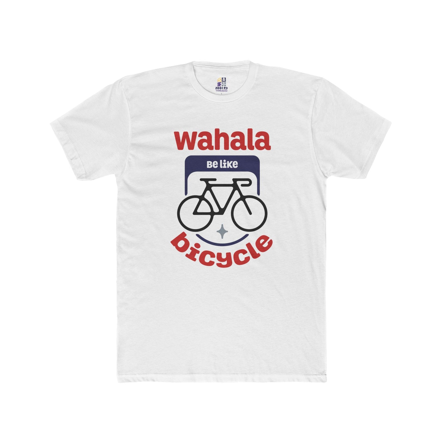 Wahala be like Bicycle Unisex Cotton Crew Tee, Naija Humur, Casual Wear, Bicycle Enthusiast Apparel