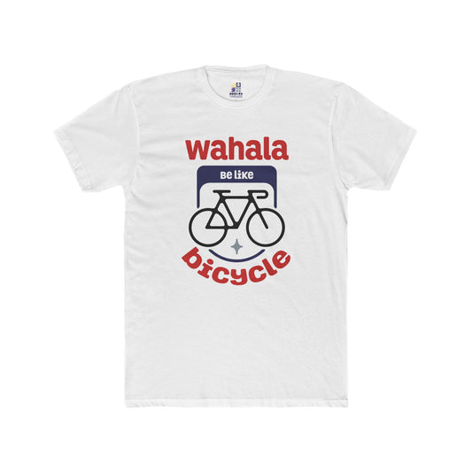 Wahala be like Bicycle Unisex Cotton Crew Tee, Naija Humur, Casual Wear, Bicycle Enthusiast Apparel