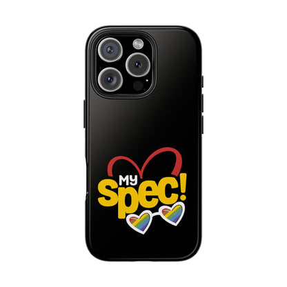 “My Spec!” Rainbow Heart Pride Protective Case