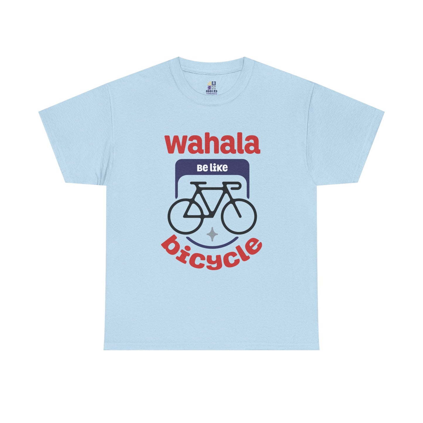 Wahala be like Bicycle Unisex Heavy Cotton Tee, Perfect Gift for Cyclists, Casual Wear, Bike Enthusiasts, Fun Statement Shirt