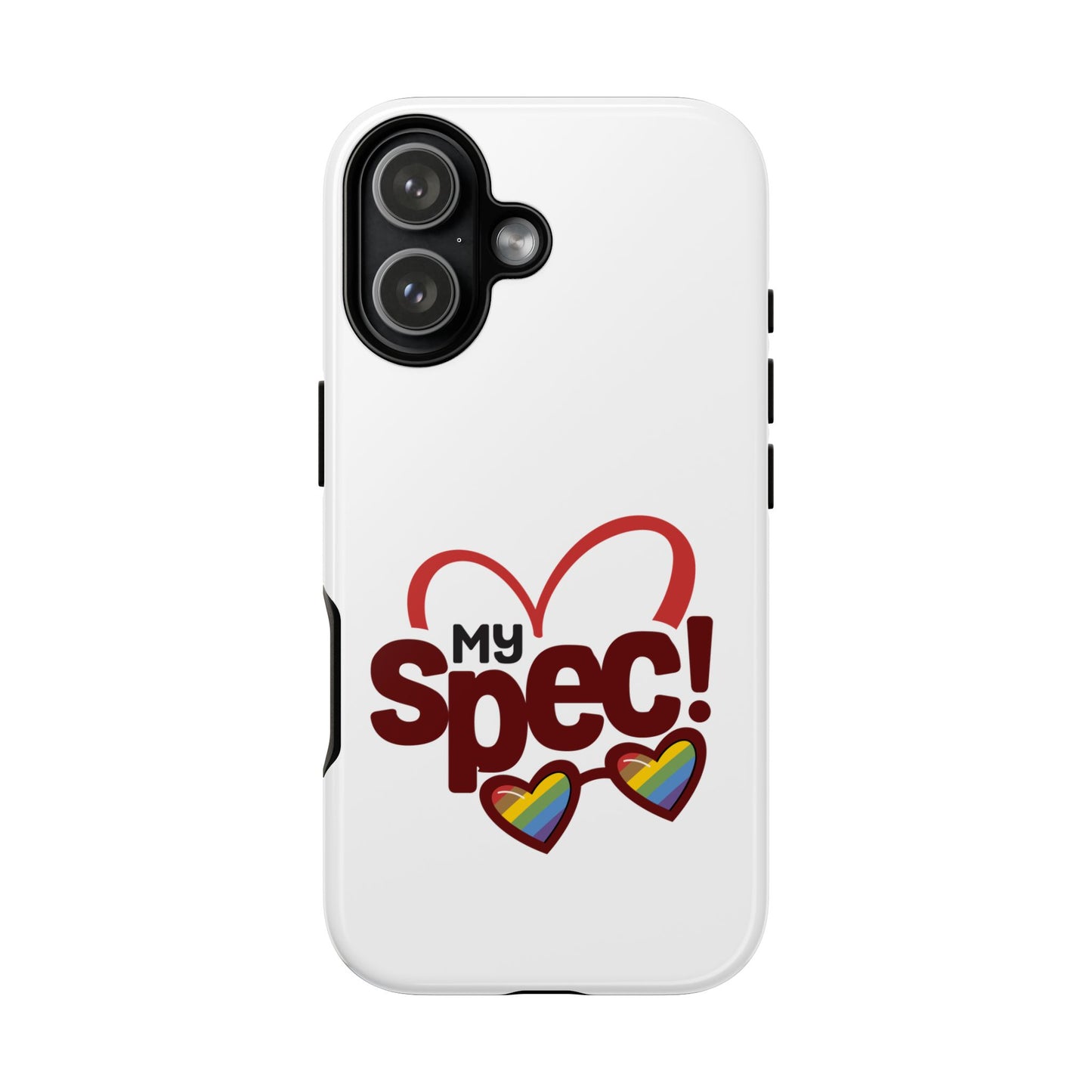 My Spec! Phone Case — Rainbow Heart Protective Case